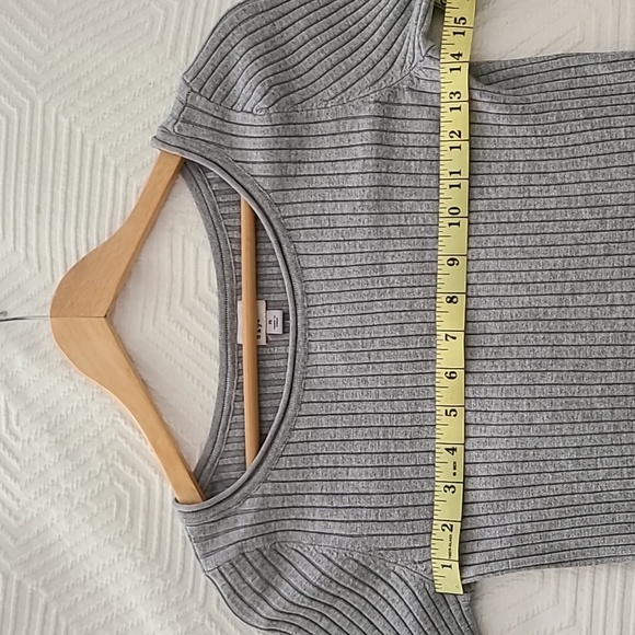 NWT Fine Guage Ribbed Boatneck Pullover Top - Picture 5 of 6